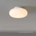 흰색의 미니멀리스트 실내 현대 LED 천장 램프